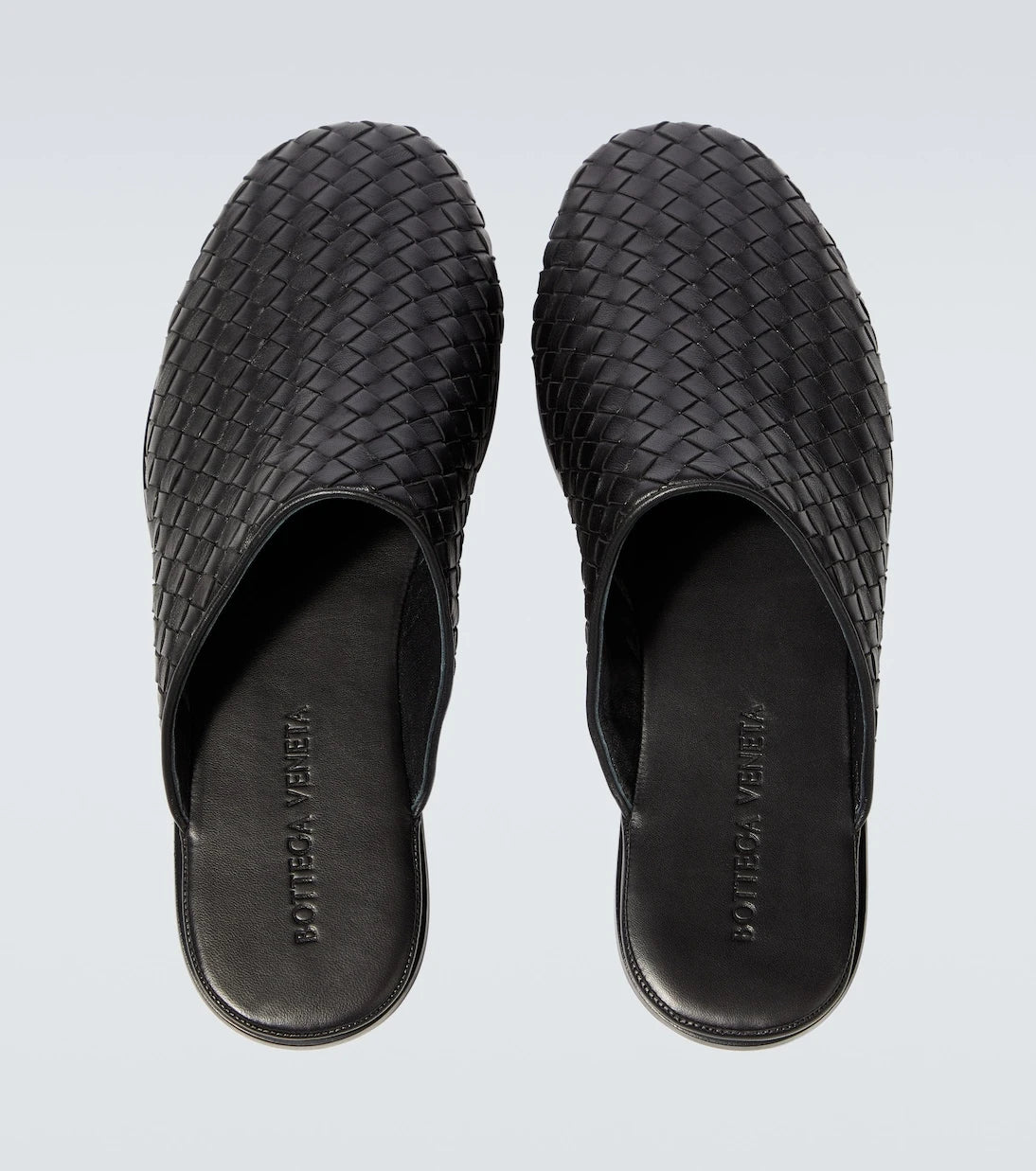 Bottega Veneta - Intrecciato leather slippers