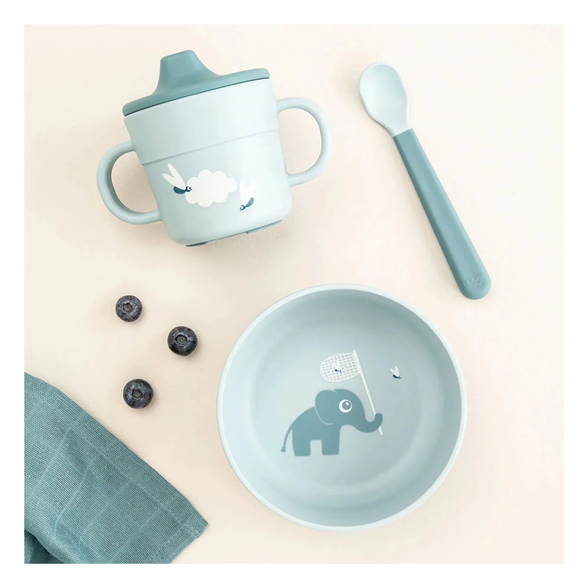 Done by deer - Elphee meal set | Blue