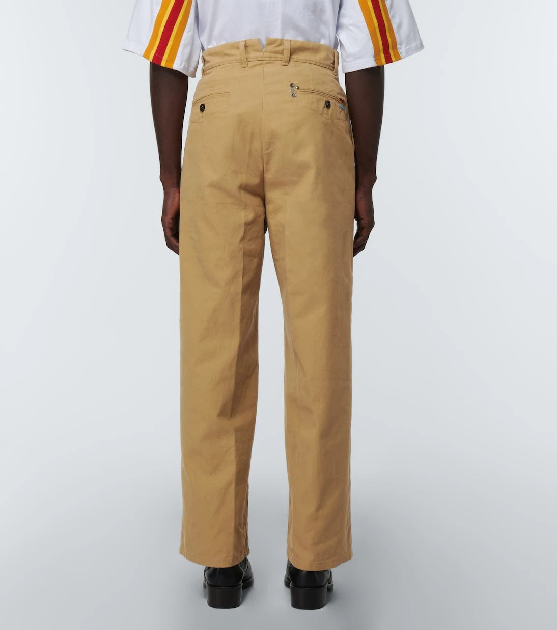 Incotex x Facetasm - Wide-leg cotton pants