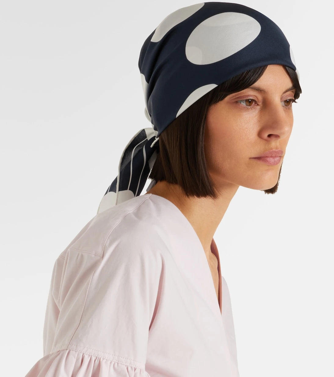 Jacquemus - Cœur printed silk scarf