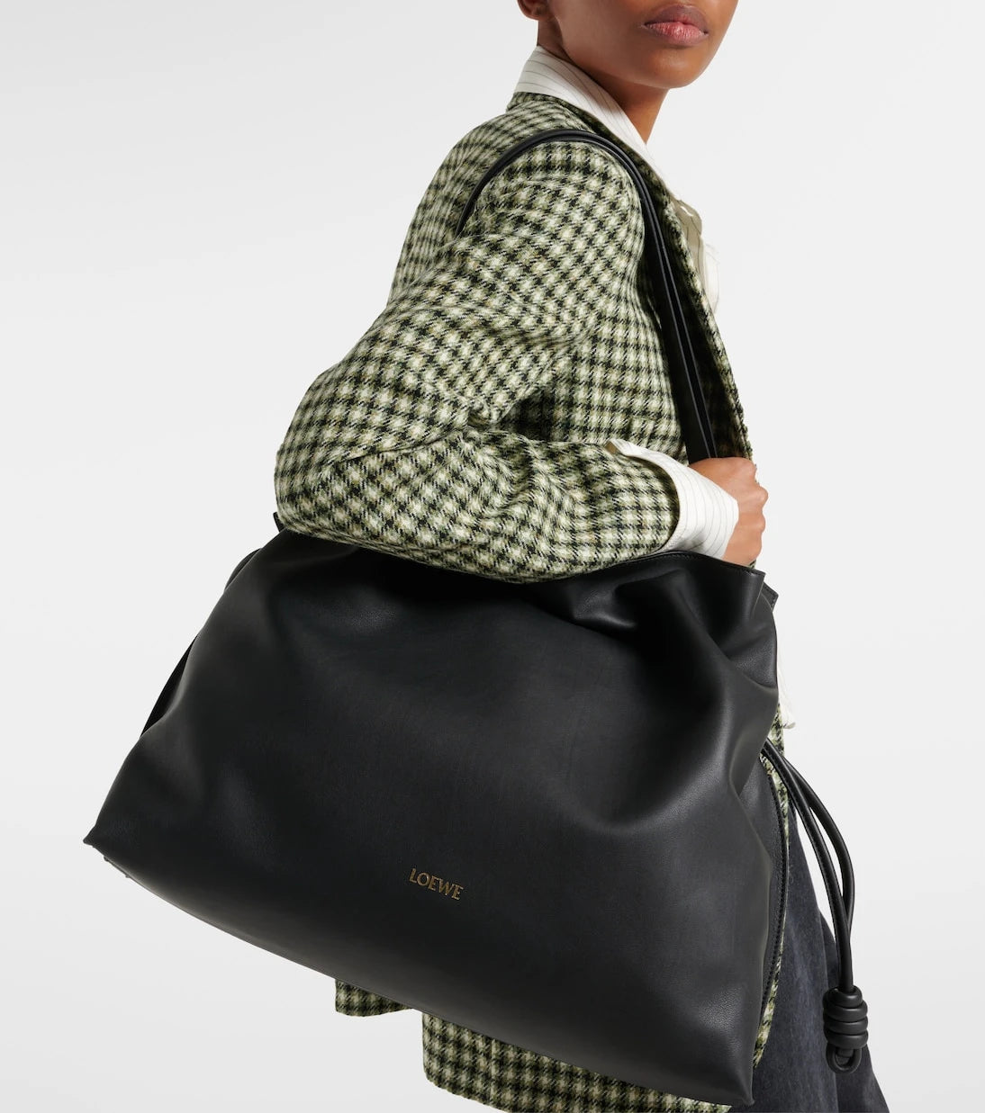 Loewe - Flamenco XL leather clutch