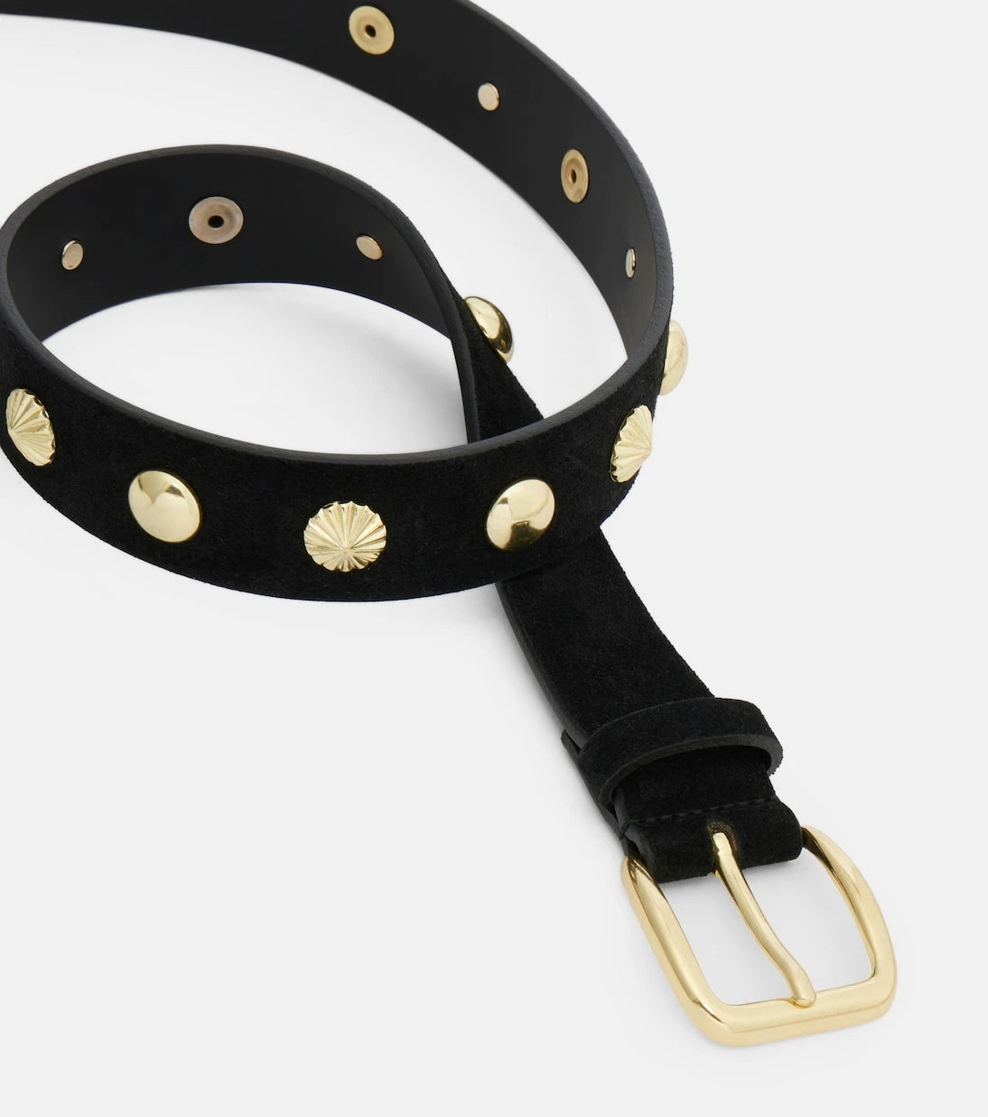 Nour Hammour - Eden studded suede belt
