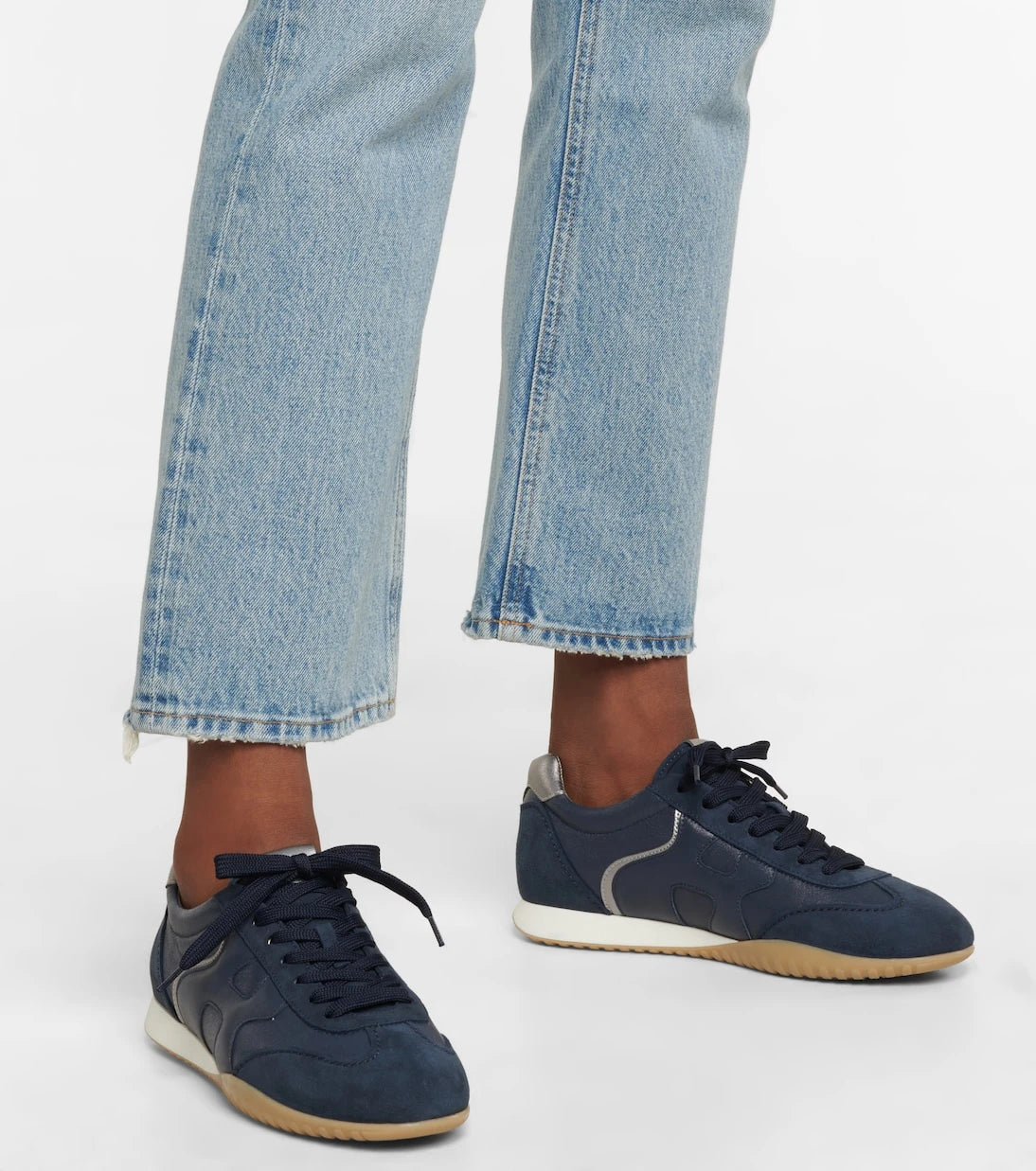 Hogan - Olympia-Z suede and leather sneakers
