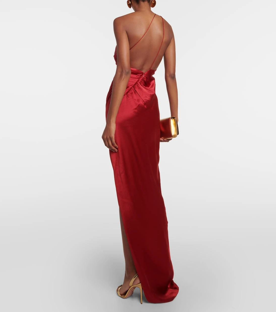 The Sei - One-shoulder silk charmeuse gown