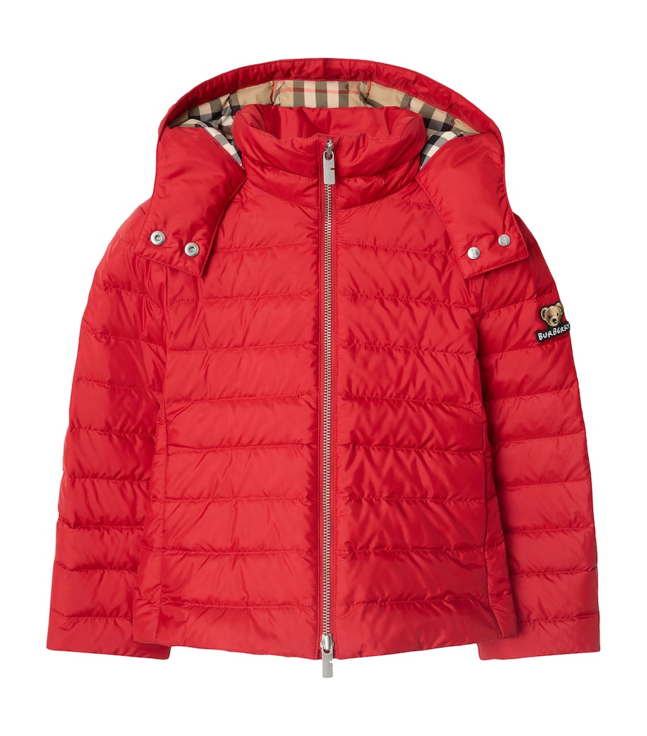 Burberry Kids Down Hooded Puffer Jacket (3-12 Years)