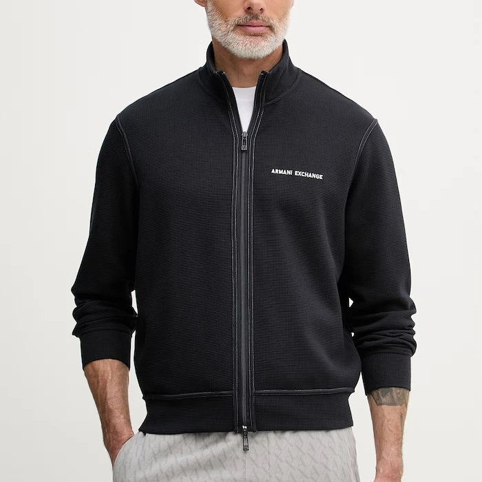 Armani Exchange суичър с цип мъжки от памук