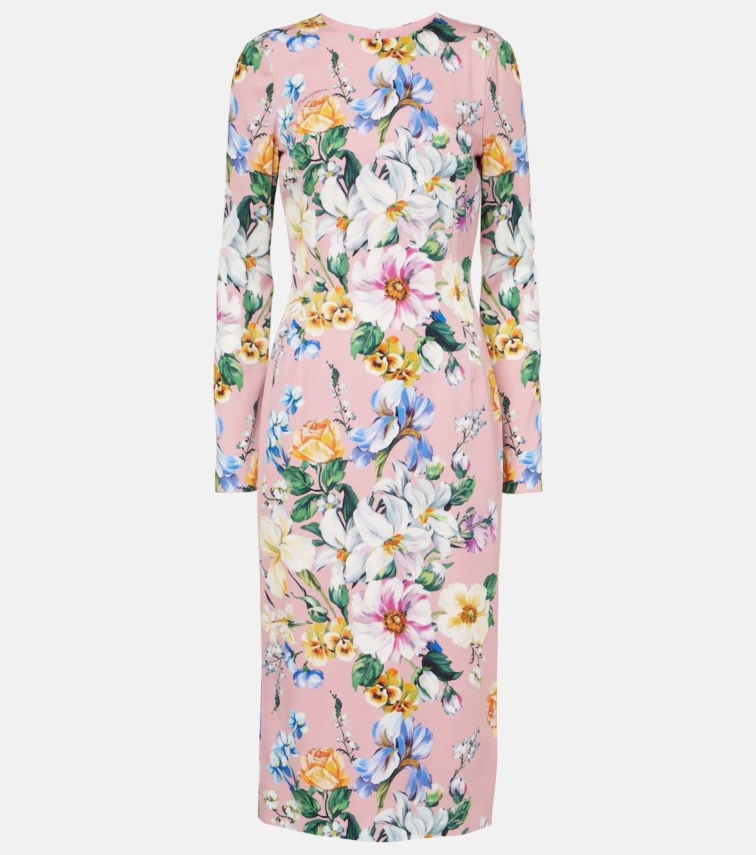 Dolce&Gabbana - Floral silk-blend midi dress