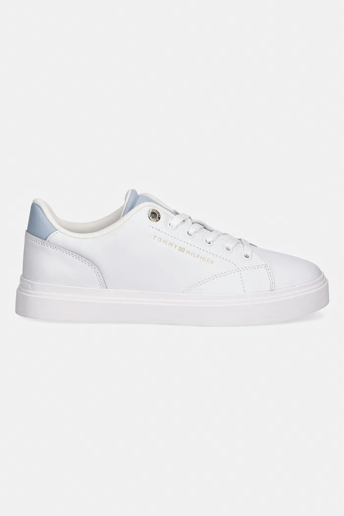 Tommy Hilfiger TH FEMININE CUPSOLE LEATHER kadın düşük spor ayakkabı