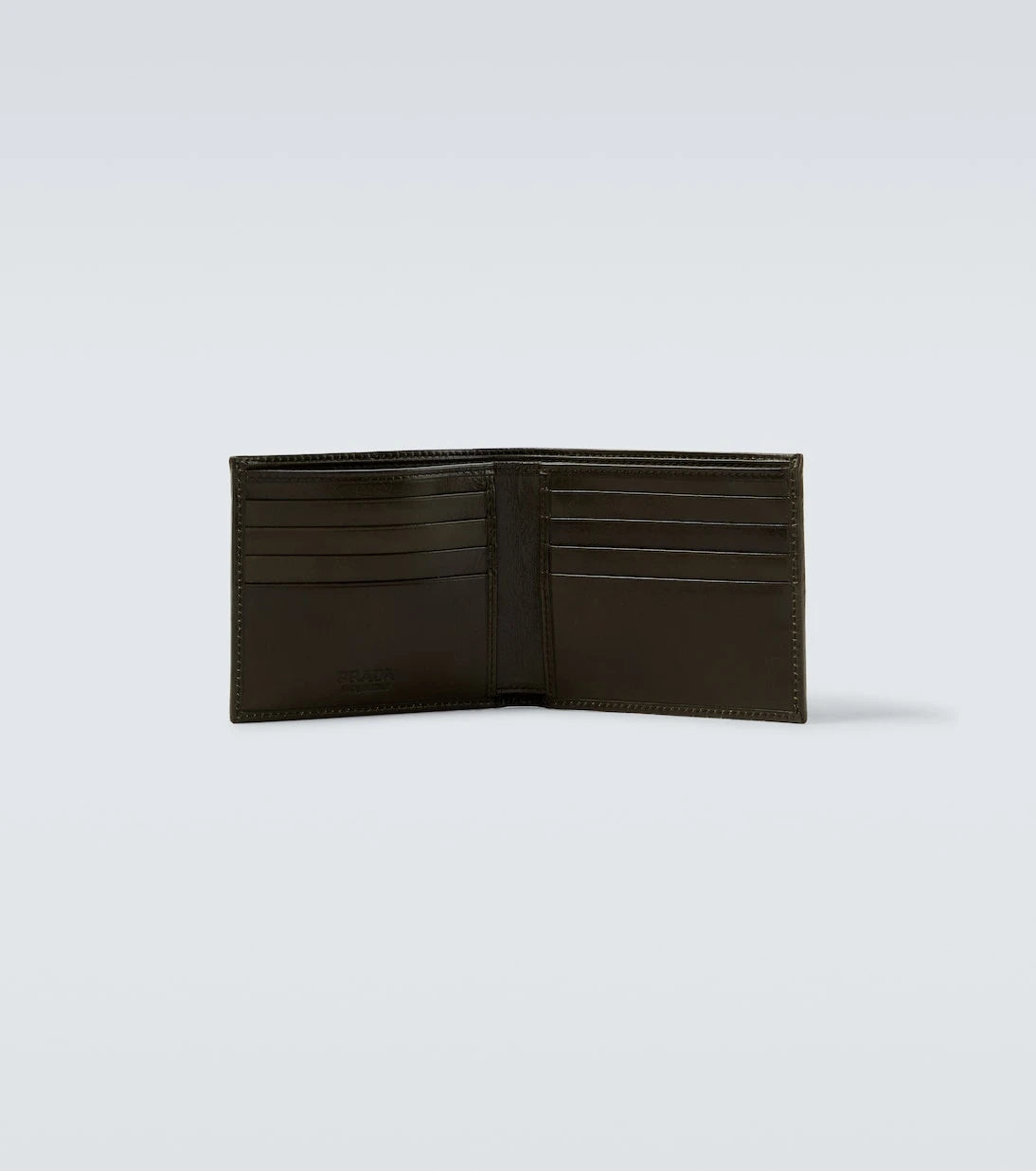 Prada - Leather bifold wallet