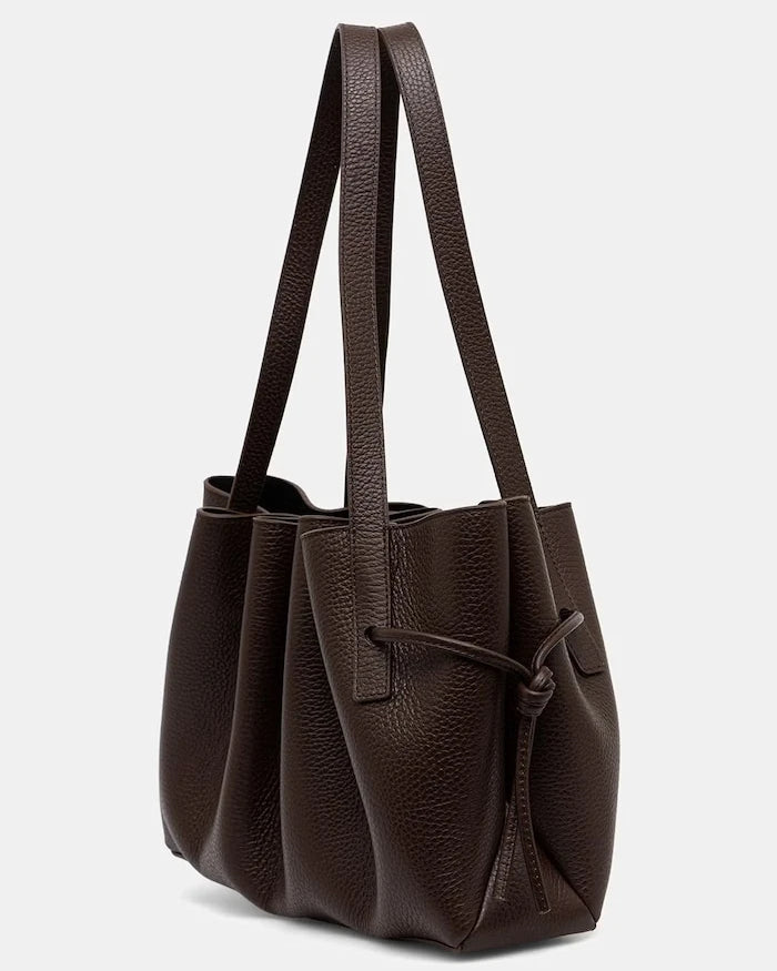 Yuzefi чанта дамска от кожа SCALLOP SHOULDER