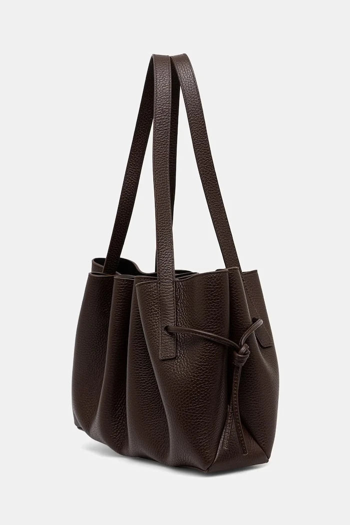 Yuzefi чанта дамска от кожа SCALLOP SHOULDER