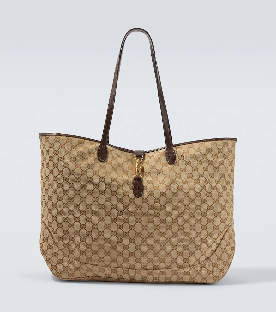 Gucci - حقيبة يد كبيرة جاكي جي جي كانفاس من قوتشي