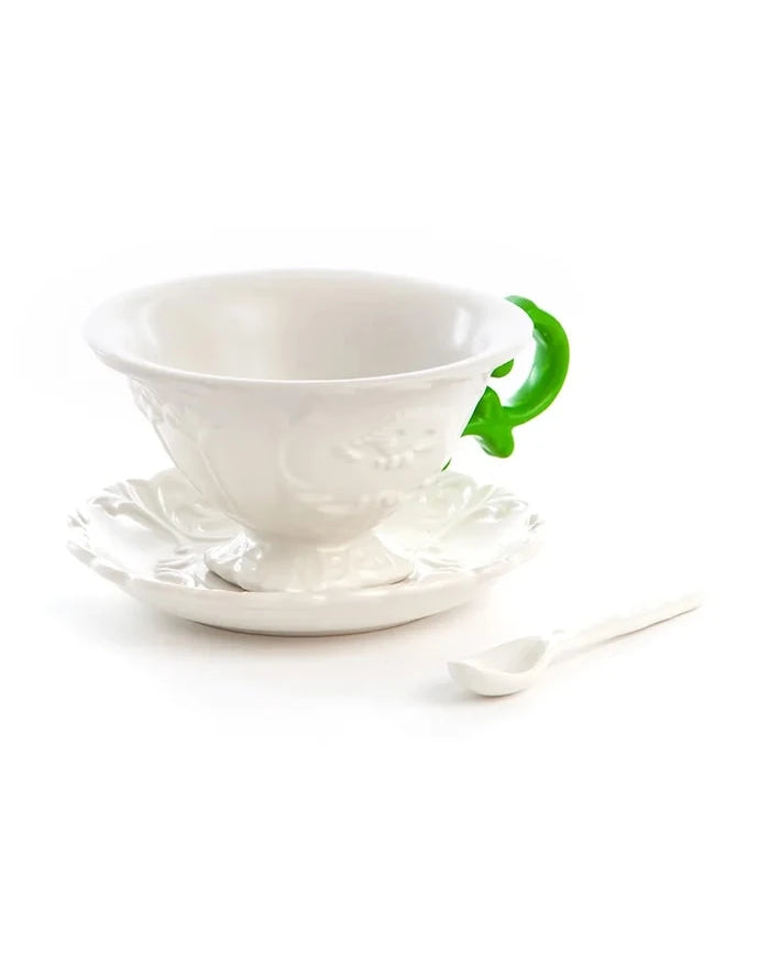 Seletti porselen fincan ve tabak
