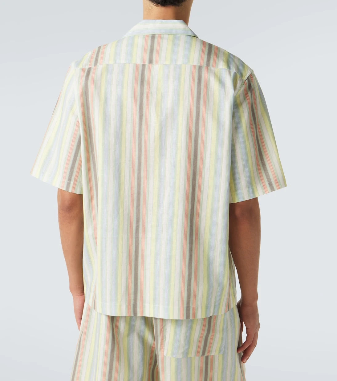 Commas - Striped linen shirt