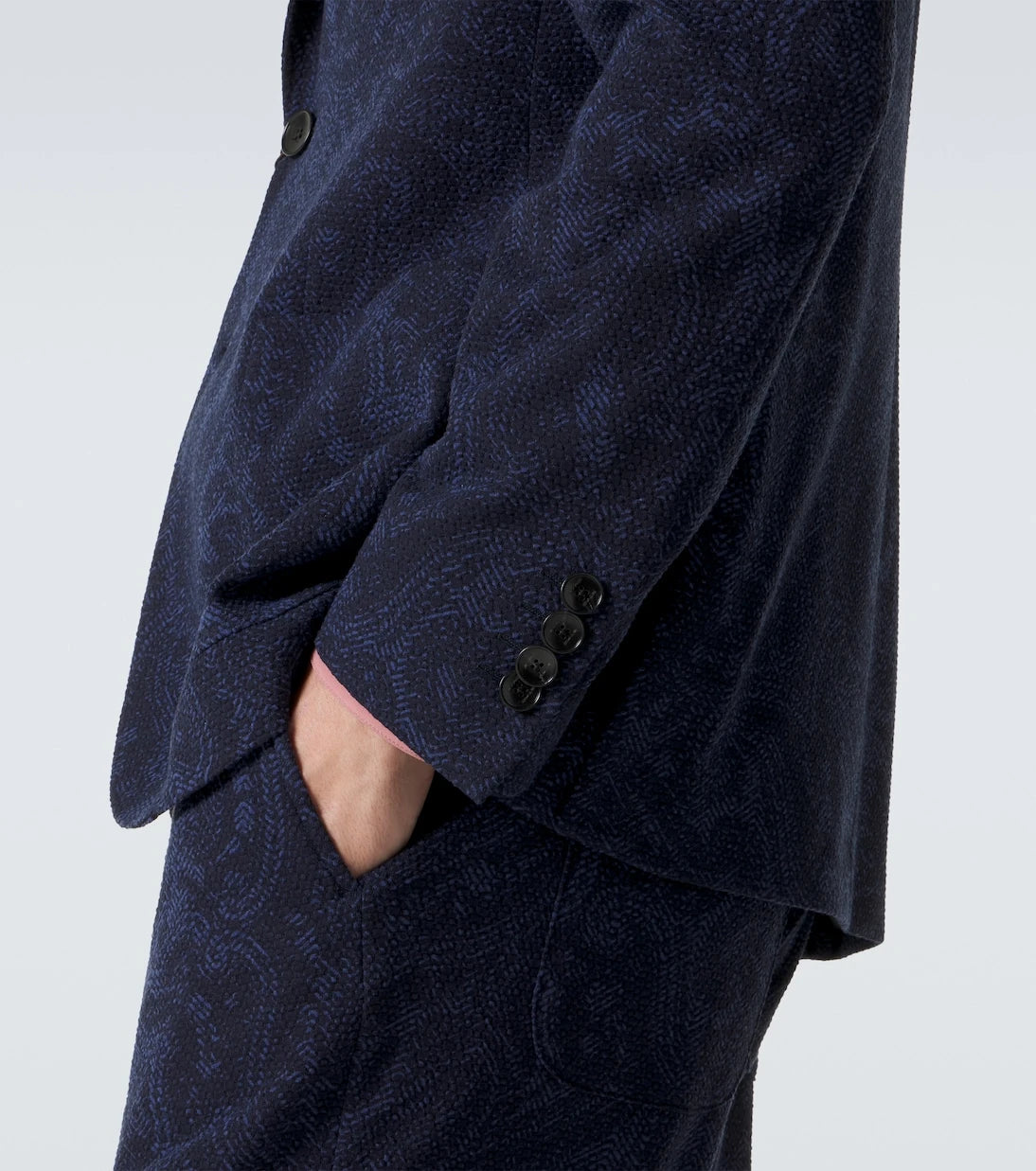 Etro - Printed jersey blazer