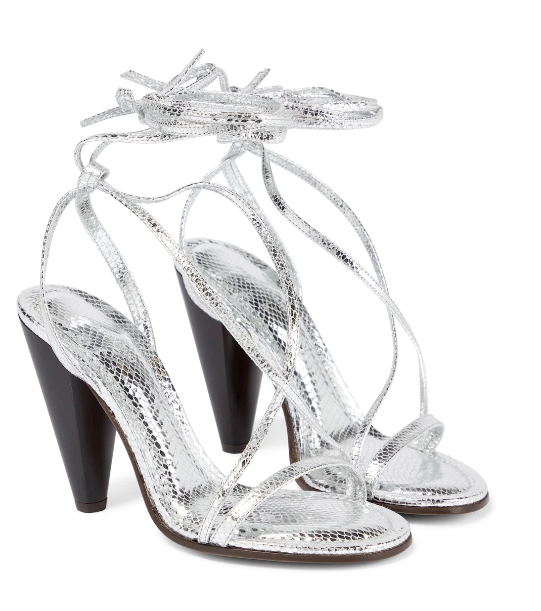 Isabel Marant - Aliza metallic leather sandals