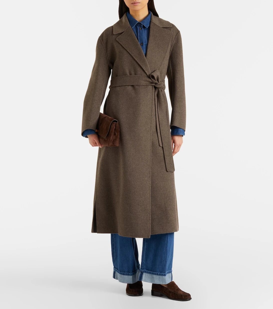 'S Max Mara - Luna virgin wool wrap coat