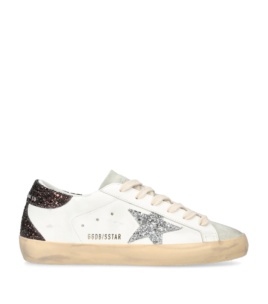 Golden Goose White Leather Superstar Sneakers