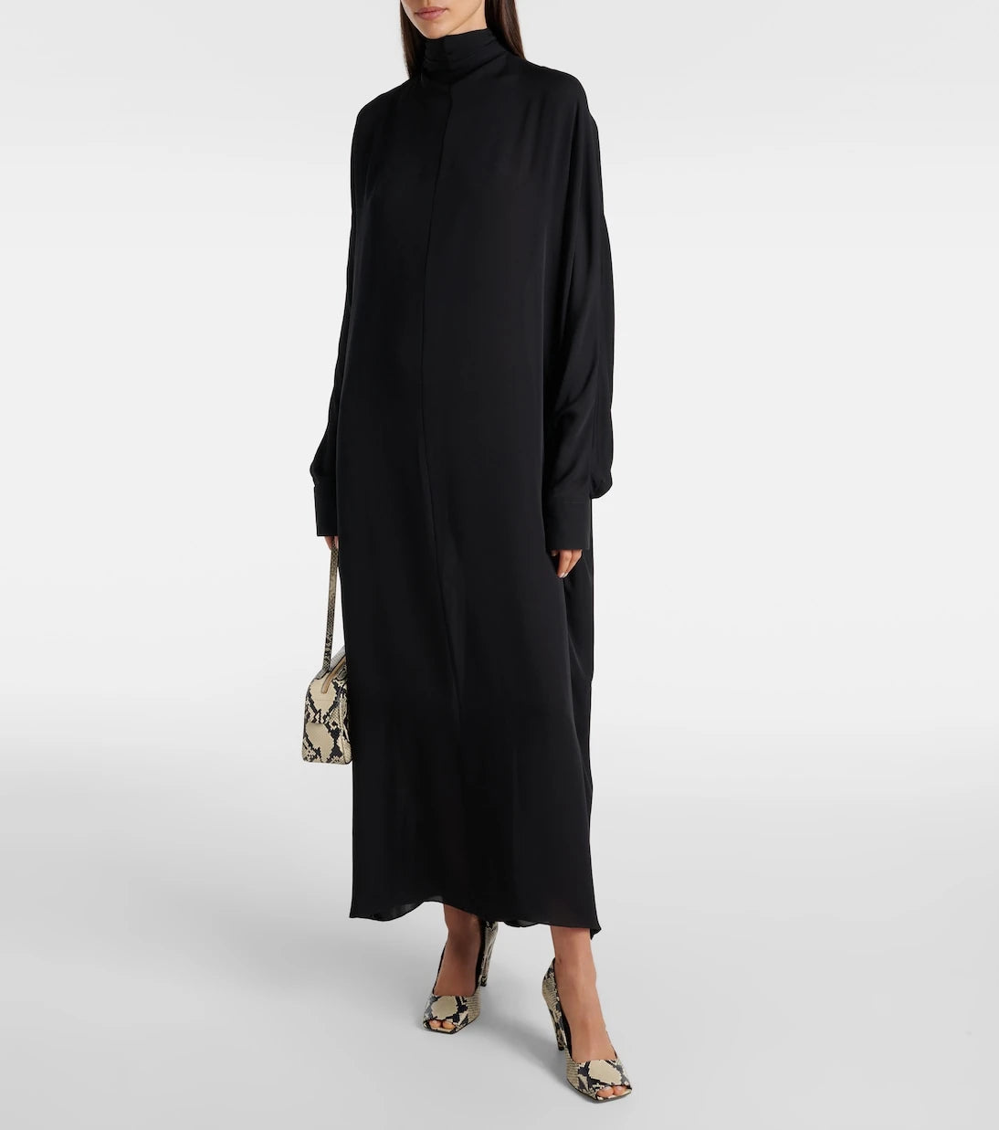 Khaite - Lexi silk georgette maxi dress