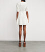 White Cotton Dove Mini Dress