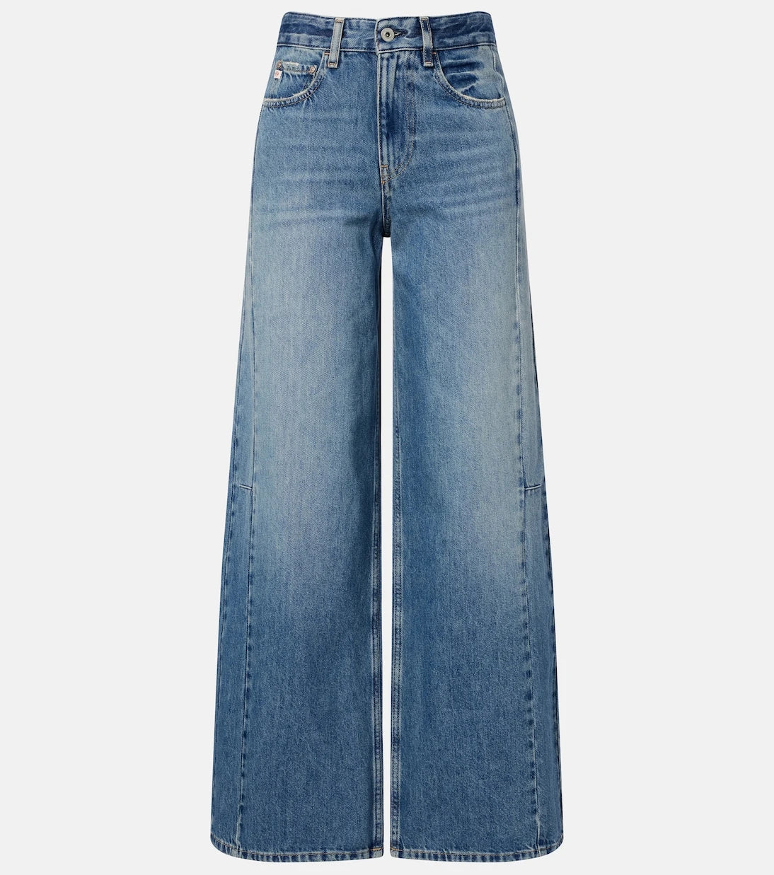 AG Jeans - بنطلون جينز جيسولو بقصة أرجل واسعة