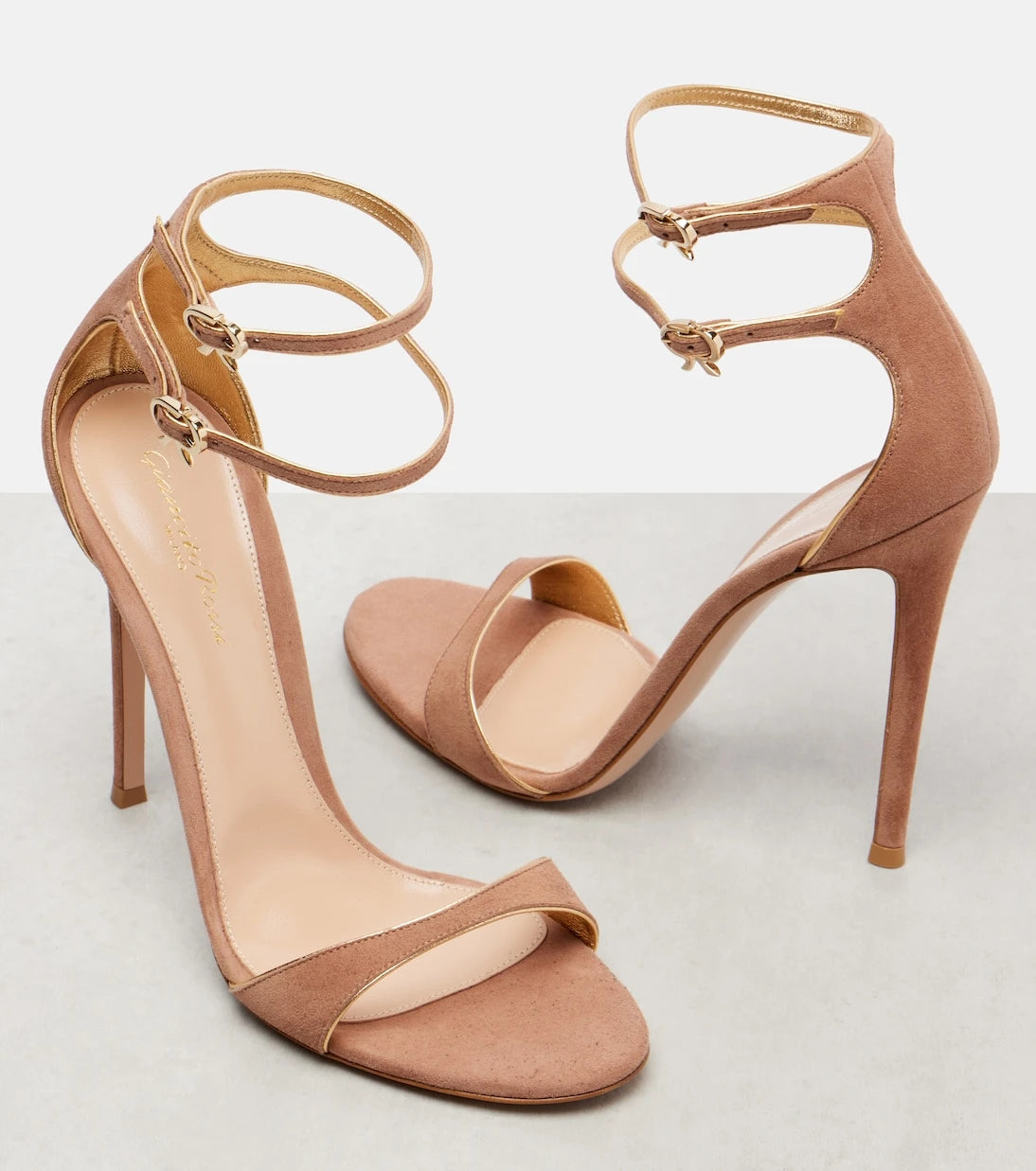 Gianvito Rossi - 110 suede sandals