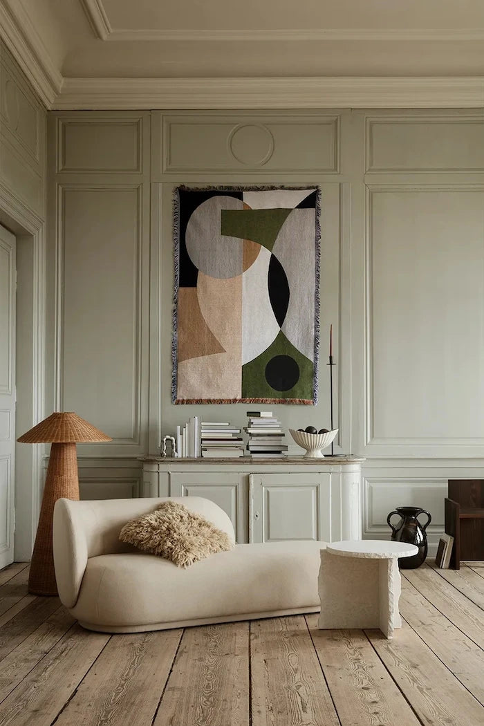 Памучно одеяло ferm LIVING Entire 120 x 170 cm