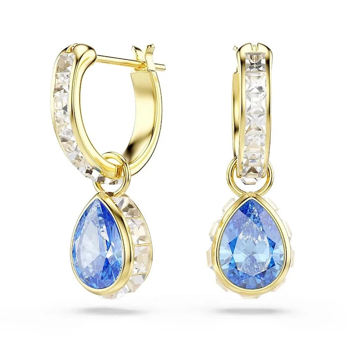 Swarovski kadın altın kaplama zirkonlu CHROMA küpe