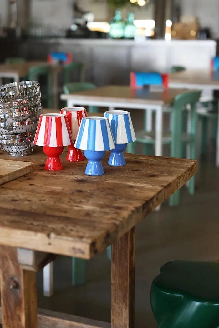 Декоративен свещник &k amsterdam cantine blue 16 cm