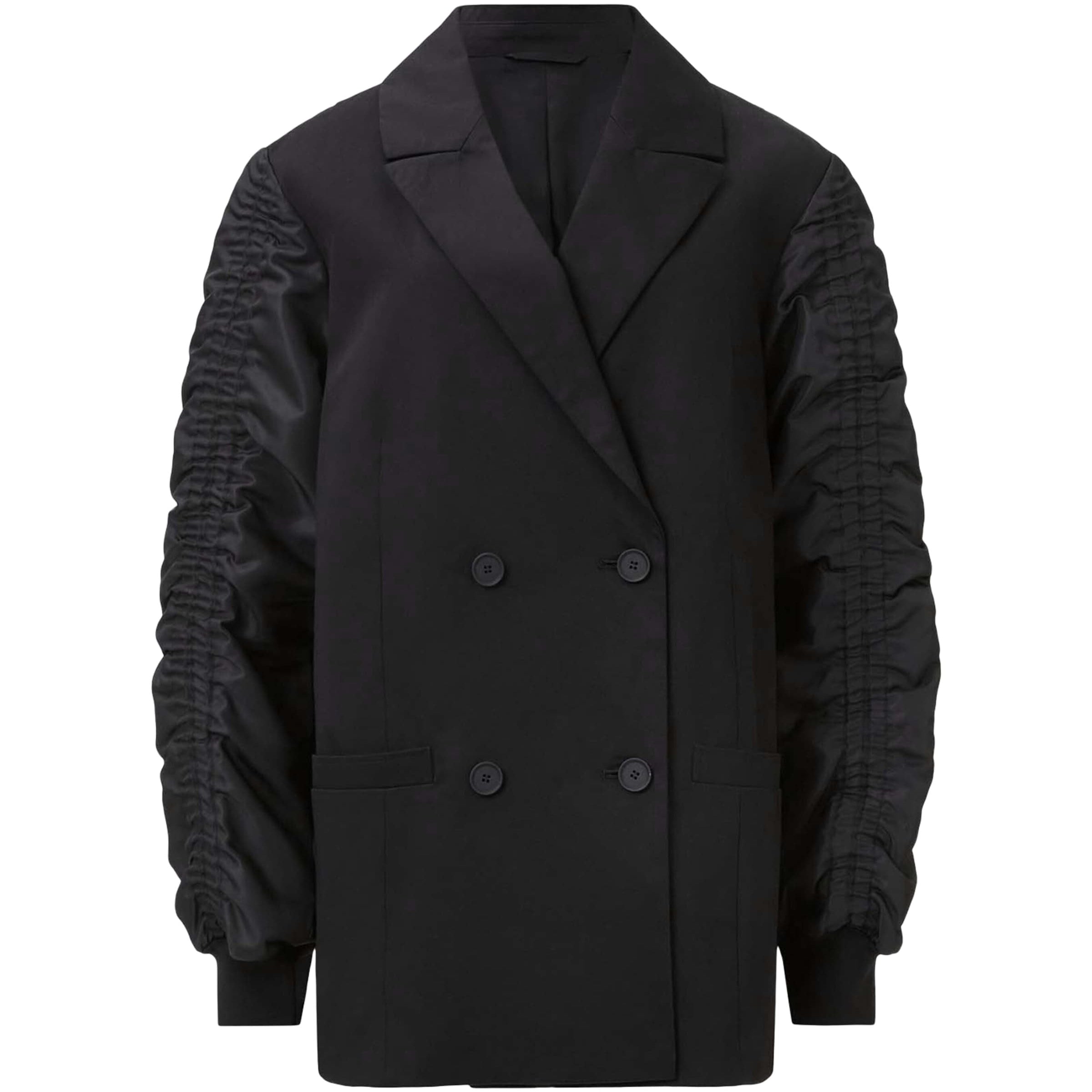 AllSaints Black Lorna Bomber Blazer