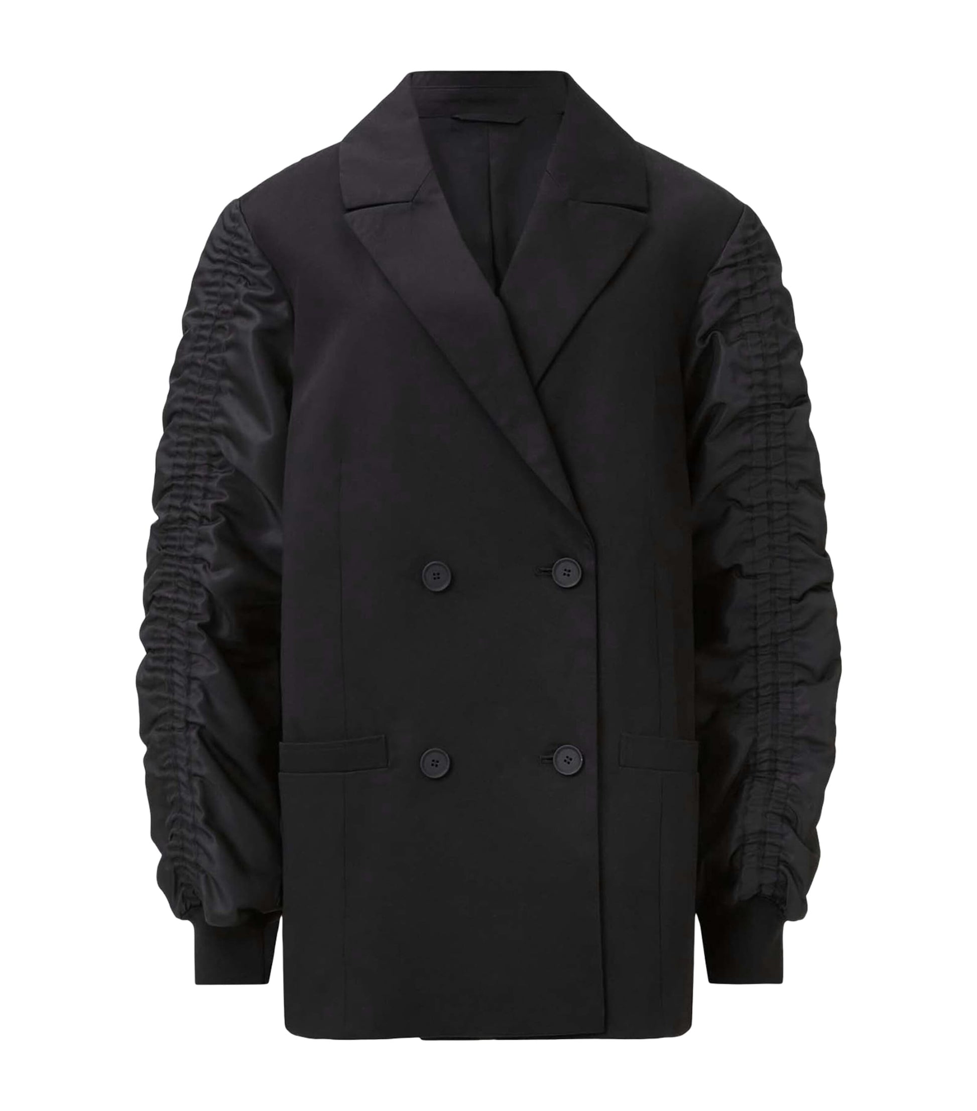 AllSaints Black Lorna Bomber Blazer