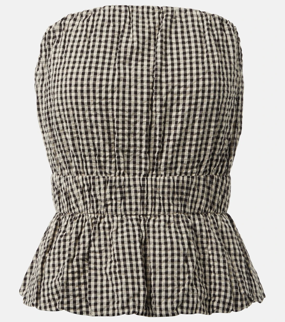Posse - Aurelia gingham cotton top
