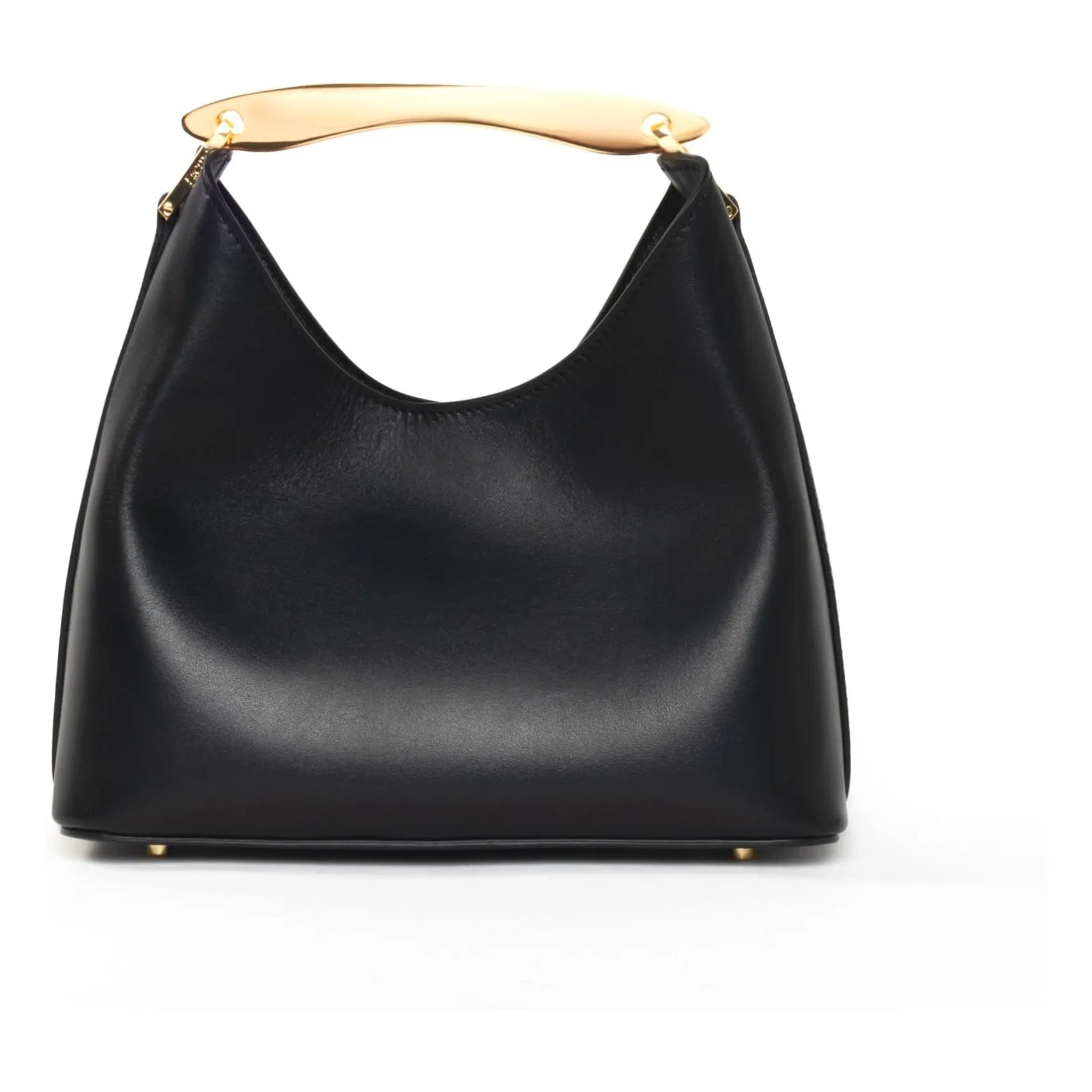 Elleme - Small Boomerang Leather bag | Black