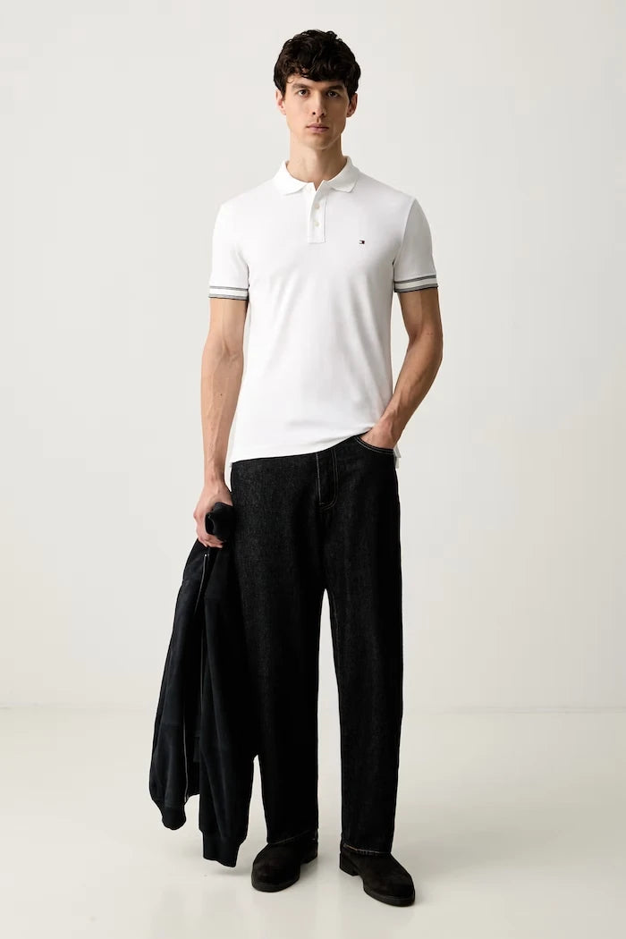 Tommy Hilfiger erkek pamuklu polo tişört