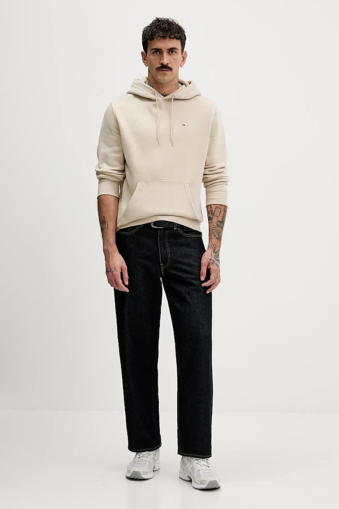 Tommy Jeans Erkek Pamuklu Kapüşonlu Sweatshirt