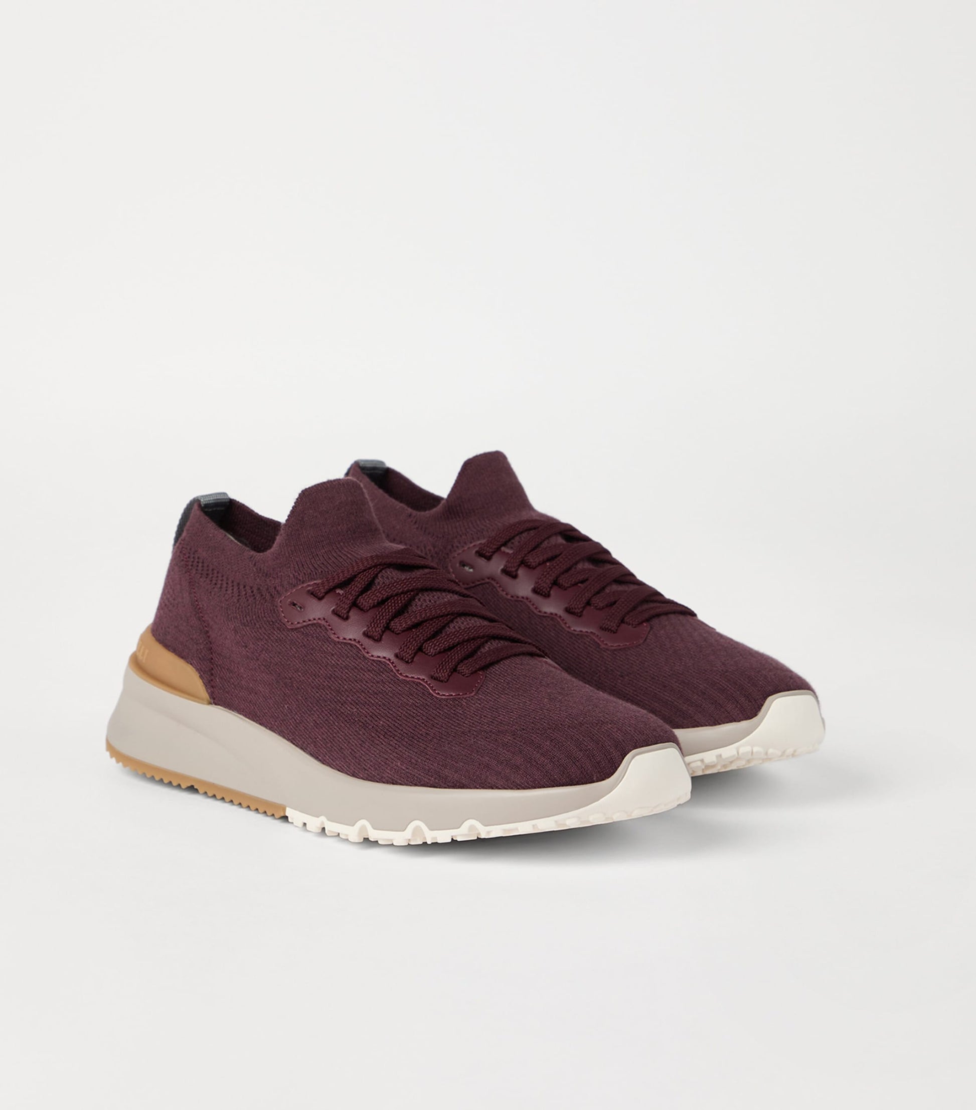 Brunello Cucinelli Cotton Knitted Sneakers