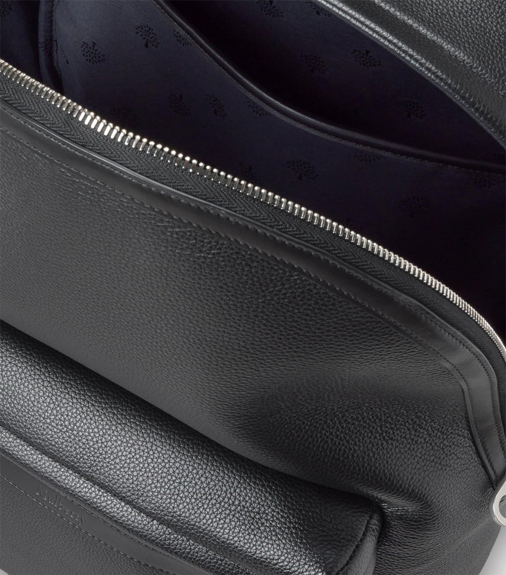 Mulberry BLACK Leather Heritage Backpack