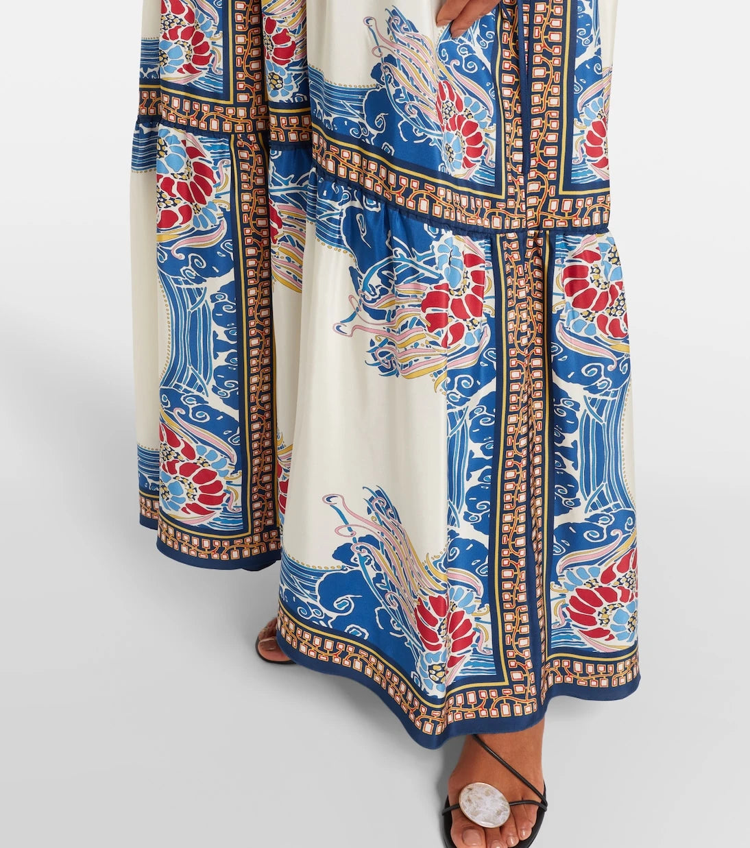 La DoubleJ - Vesta printed silk maxi dress