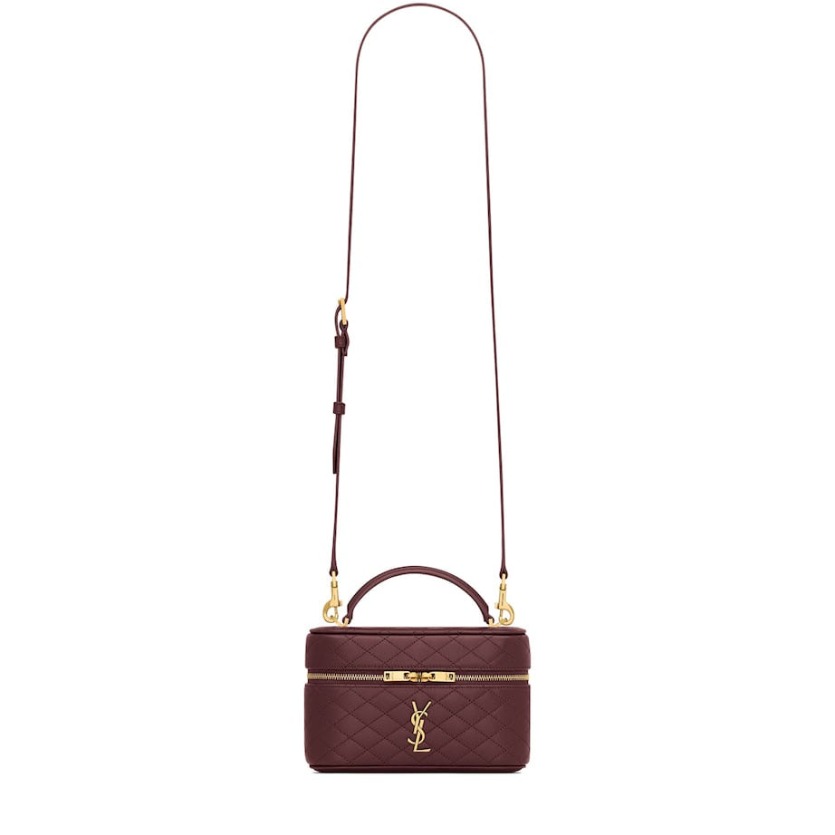 Burgundy Mini Gaby Top-Handle Bag