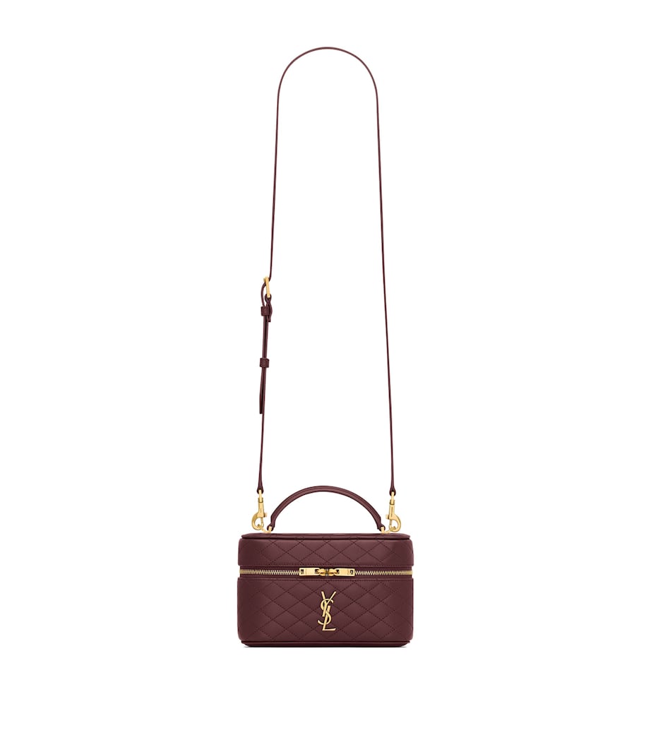 Burgundy Mini Gaby Top-Handle Bag