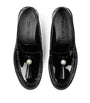 Jimmy Choo Black Patent Leather Addie Loafers