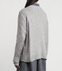 Grey Cashmere-Silk Blenda Sweater