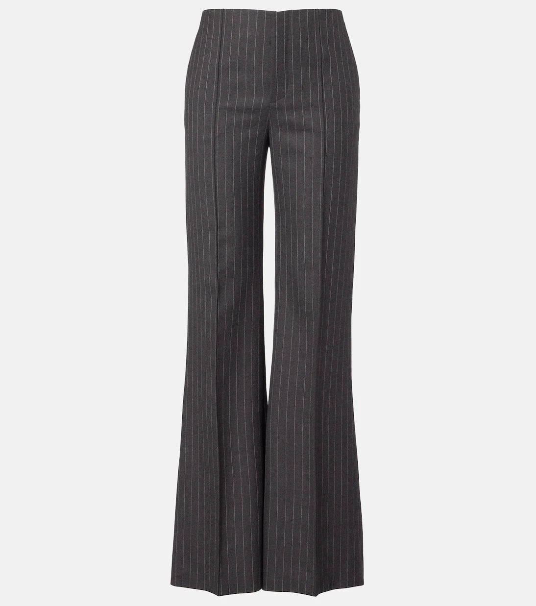 Chloé - Pinstriped virgin wool wide-leg pants