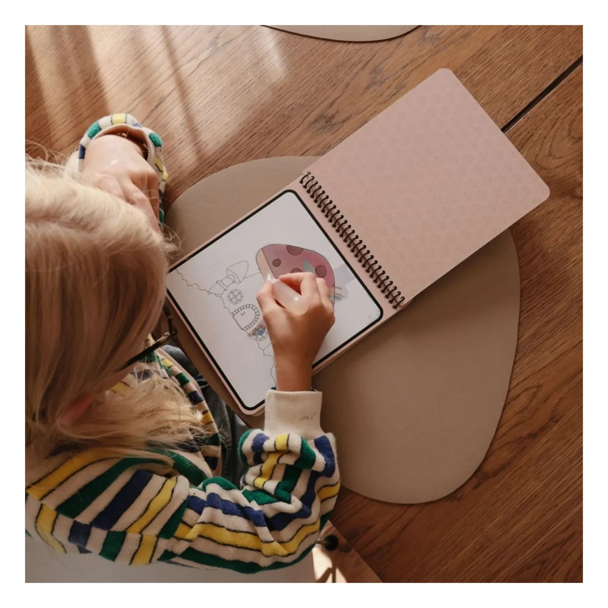 Mushie - Fées erasable coloring book | Pink