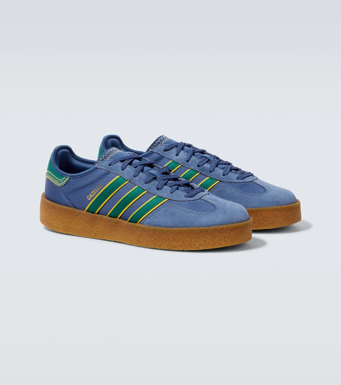Adidas - x Clot Gazelle suede-trimmed sneakers