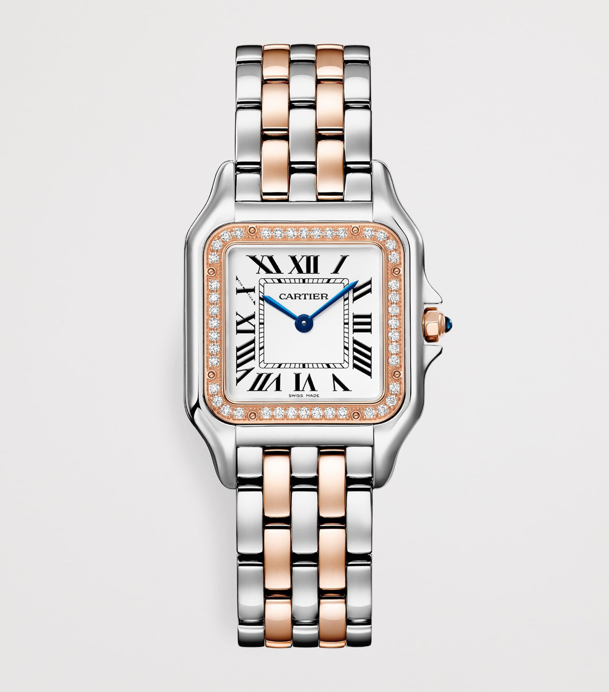 Medium Rose Gold and Diamond Panthère de Cartier Watch 27mm
