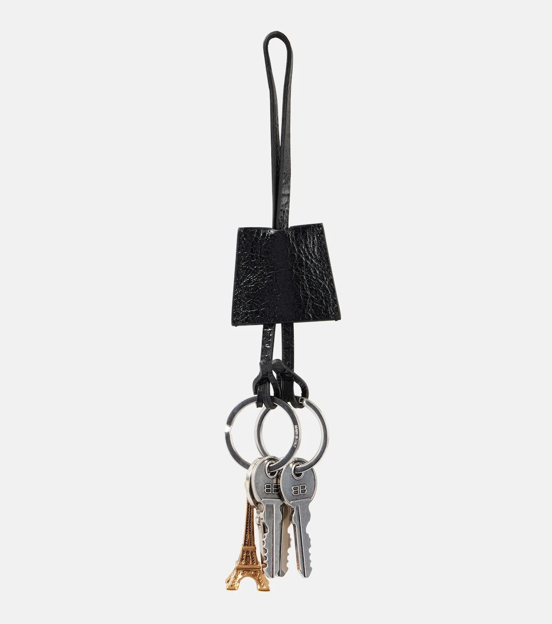 Balenciaga - Le City Charm Eyfel deri anahtarlık