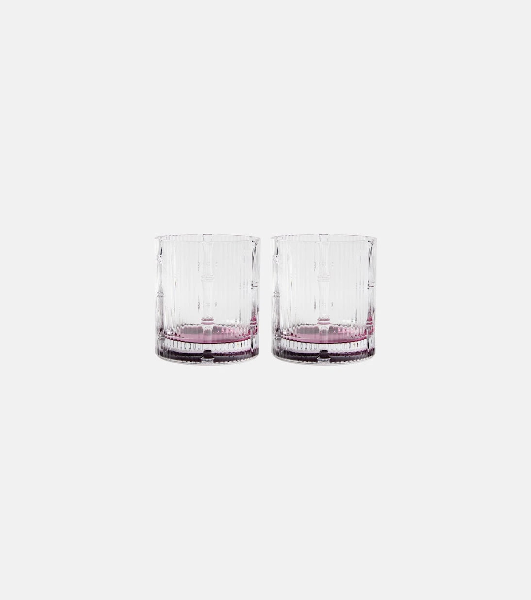 La DoubleJ - Bamboo set of 2 crystal tumblers