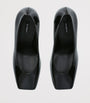 Givenchy Black Leather Square-Toe Pumps 95