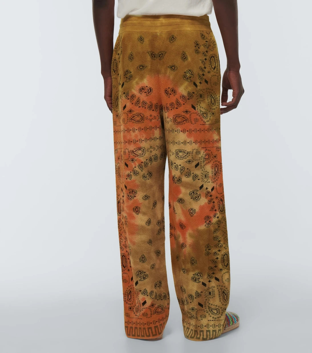 Alanui - Bandana Piquet jacquard cotton pants
